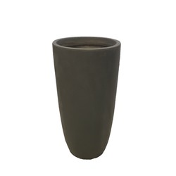 Plantenbak Fiberclay 41x41x76 cm Antraciet