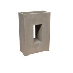 Plantenbak Fiberclay 52x27x76 cm Taupe