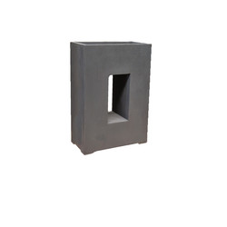 Plantenbak Fiberclay 52x27x76 cm Antraciet