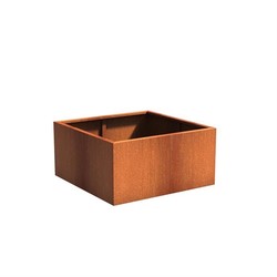 Plantenbak Cortenstaal 120x120x60 cm