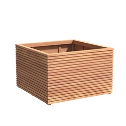 Houten plantenbak (hardhout)  120x120x75 cm