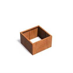 Plantenbak Cortenstaal 100x100x60 cm zonder bodem