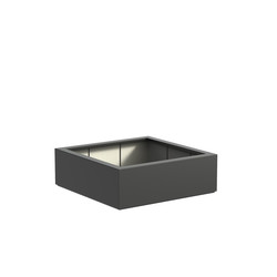Plantenbak polyester 120x120x40 cm