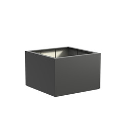 Plantenbak polyester 120x120x80 cm