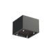 Plantenbak met wielen polyester 80x80x60 cm RAL7021