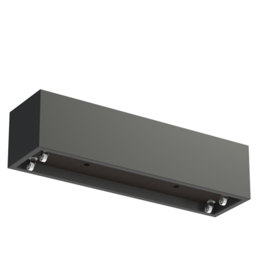 Plantenbak met wielen polyester 200x50x50 cm RAL7016