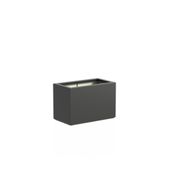 Plantenbak polyester 90x50x60 cm RAL9005