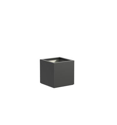 Plantenbak met wielen polyester 60x60x60 cm RAL9005