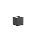 Plantenbak met wielen polyester 60x60x60 cm RAL9005