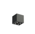 Plantenbak met wielen polyester 50x50x50 cm RAL9016