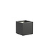 Plantenbak met wielen polyester 70x70x70 cm RAL7016