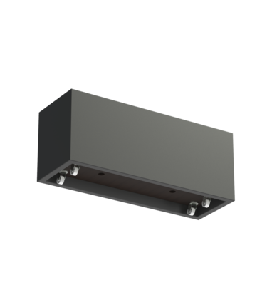 Plantenbak met wielen polyester 150x50x60 cm RAL9005