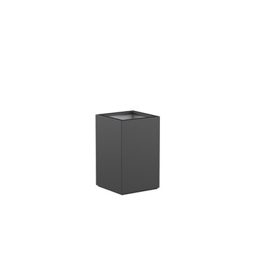 Plantenbak met wielen polyester 50x50x80 cm RAL9005