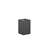 Plantenbak met wielen polyester 50x50x80 cm RAL9005