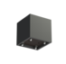 Plantenbak met wielen polyester 80x80x80 cm RAL7016