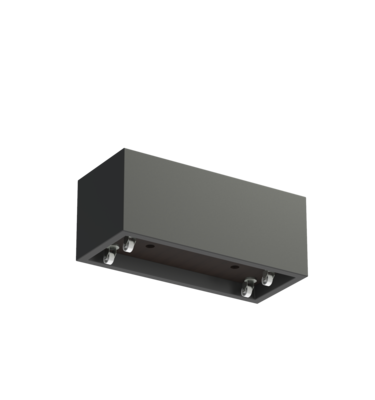 Plantenbak met wielen polyester 120x50x50 cm RAL7016