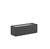 Plantenbak met wielen polyester 150x50x50 cm RAL9016