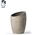 Betonnen bloembak rond "Ares" L (66x66x90 cm) Off-White