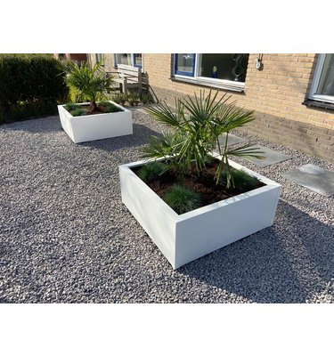 Stalen plantenbak 200x50x50 cm Antraciet