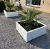 Stalen plantenbak 200x50x50 cm Antraciet