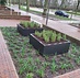 Stalen plantenbak 200x50x50 cm Antraciet