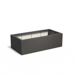 Plantenbak polyester 200x100x60 cm  RAL9005