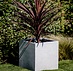 Betonnen bloembak vierkant "Cube"  L (60x60x60 cm) Grey
