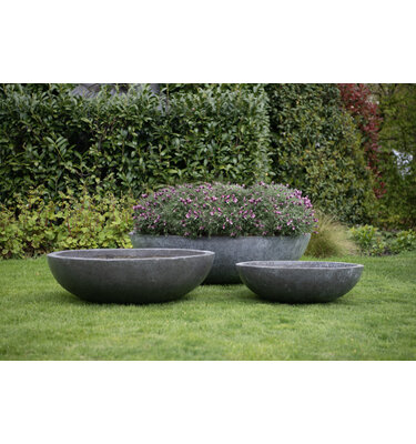 Betonnen schaal "Freya" M "Grey" 70x70x20 cm