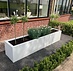 Stalen plantenbak 200x50x50 cm Wit