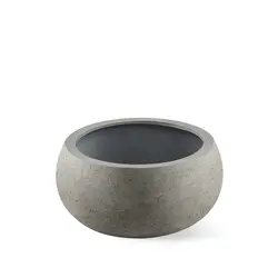 Plantenbak Fiberglas Ø 95xH44 cm Natural Concrete