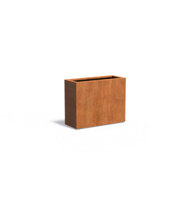 Plantenbak Cortenstaal rechthoek "Ivara" 100x40x80 cm