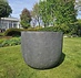 Plantenbak Fiberclay rond "Verona" 100x100x80 cm Antraciet