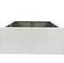 Stalen plantenbak 140x140x40 cm Zwartgrijs