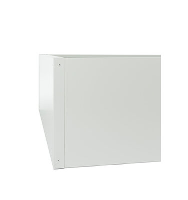 Stalen plantenbak 140x140x40 cm Zwartgrijs