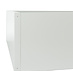 Stalen plantenbak 140x140x40 cm Zwartgrijs