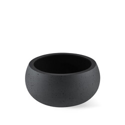 Plantenbak Fiberglas Ø 95xH44 cm Anthracite