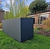 Rechthoekige plantenbak op maat van aluminium Lichtgrijs