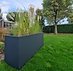 Rechthoekige plantenbak op maat van aluminium  Muisgrijs