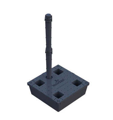 WaterUps waterreservoir plantenbak 40x40x13 cm met verlengde vulbuis