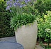 Betonnen bloembak rond "Ares" L (66x66x90 cm) Off-White