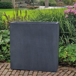 Plantenbak Fiberclay 58x23x58 cm Antraciet