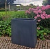 Plantenbak Fiberclay rechthoek "Ivara" 58x23x58 cm Antraciet