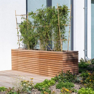 Maatwerk houten plantenbakken