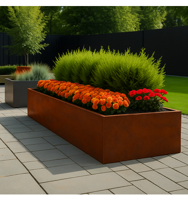 Maatwerk cortenstalen plantenbak uitrekenen én bestellen