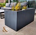 Plantenbak Fiberclay rechthoek "Falcon" 120x56x56 cm Antraciet