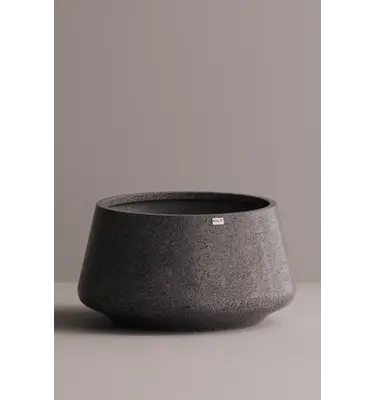 Betonnen bloembak rond "Atlas" XXL  (103x56 cm) Anthracite