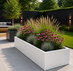 Maatwerk stalen plantenbak bestellen (Wit RAL 9003)