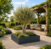 Stalen plantenbak 140x140x40 cm Antraciet