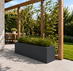 Stalen plantenbak 150x50x50 cm Antraciet