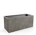 Rechthoekige plantenbak buiten 100x50x50 cm - Grijs (Grigio Box)